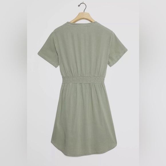 Anthropologie Cloth & Stone - Liv Tie-Front Mini Dress NWOT - S - Picture 3 of 10